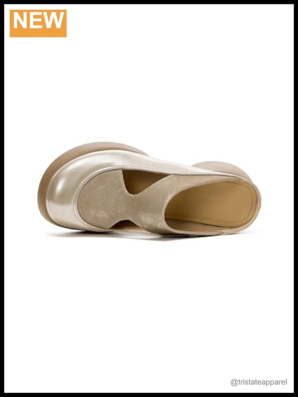 Faux Leather Platform Mules Closed Round Toe Slip-On Chunky Heel Slingback Pumps